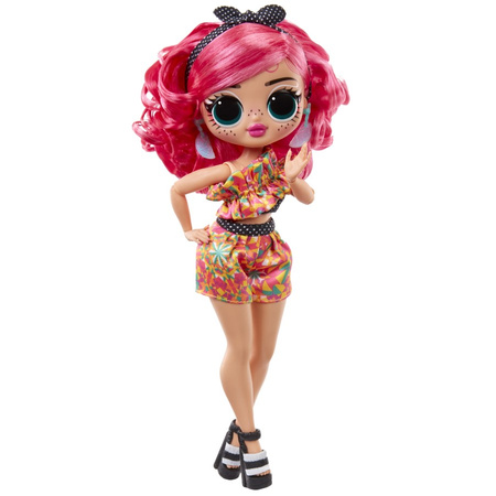 MGA L.O.L. Surprise lalka + zestaw do paznokci OMG Sweet Nails-Pinky 503842