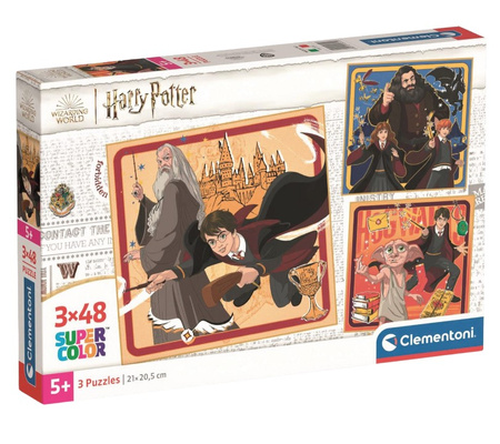 Puzzle 3x48 Super Kolor Harry Potter  25312