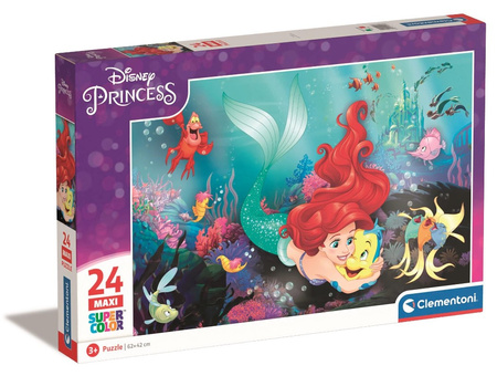 Puzzle 24 maxi Super Kolor Little Mermaid  24243