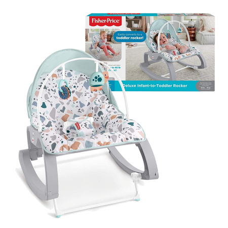 Fisher-Price Fotelik-bujak pastelowy Od niemowlaka do przedszkolaka 18kg GMD21 GMD21
