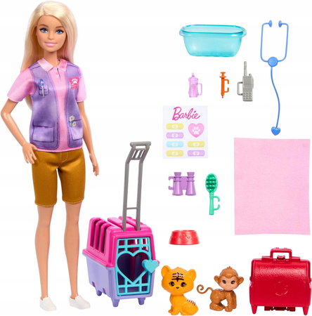 Barbie Weterynarz ratowniczka zwierząt HRG50