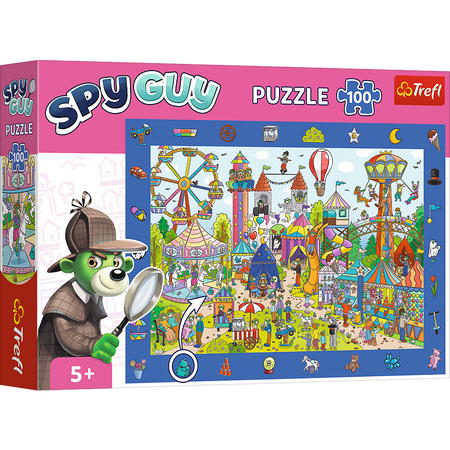 Puzzle 100 elementów Obserwacyjne Spy Guy Wesołe miasteczko 15592