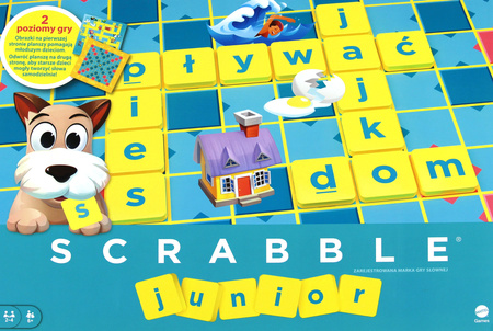 Gra SCRABBLE Junior dla dzieci Y9735