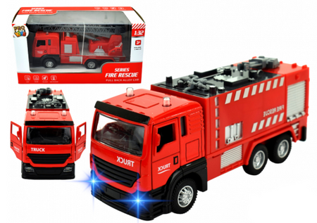 Pojazd metalowy straż światło/dźwięk 03099