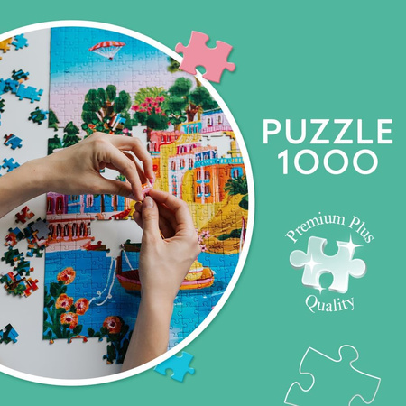 PUZZLE 1000 Premium Plus Positano Włochy 10895