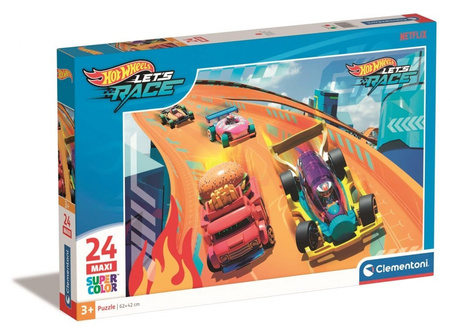 Puzzle 24 maxi Super Kolor Hot Wheels  28523