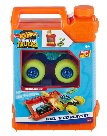 Hot Wheels Monster Truck Tankuj i jedź zestaw HXT04