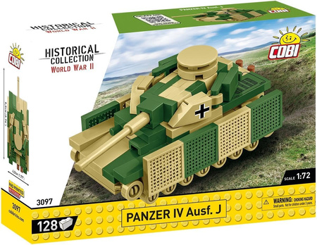 HC WWII Panzer IV 128 klocków 3097