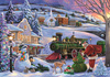 Puzzle 500 Christmas Train  35566