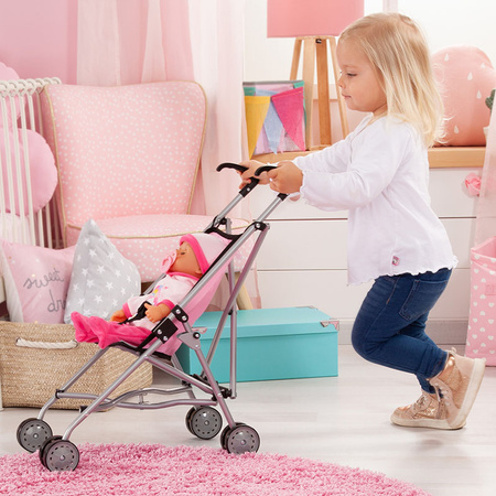 BAYER Wózek parasolka Buggy róż / szary 30108 30108AA