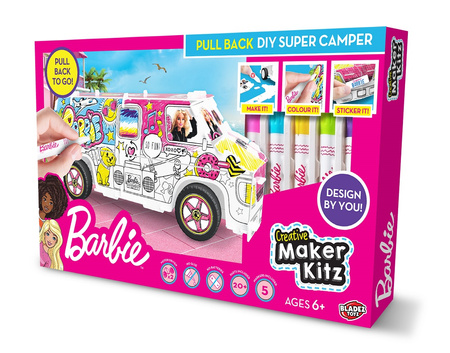 Barbie Maker Kitz pomaluj kampera BTBA-M01Y BTBA-M01Y