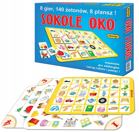 Sokole oko - gra edukacyjna - 8 plansz  5475