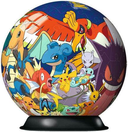 Puzzle 3D Kula 72 elementów Pokemon  11785