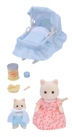 SYLVANIAN Noworodek z mamą i wyprawką  5433
