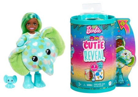 Barbie Cutie Reveal Słodka laleczka Słonik HKR13