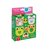 CzuCzu Moje puzzle z dziurką Zwierzątka 12m+ 93761