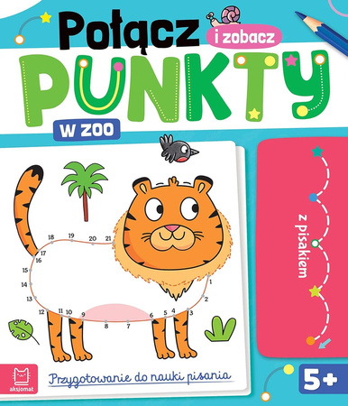 Połącz punkty i zobacz! W Zoo Przygotowanie do nauki pisania K5904