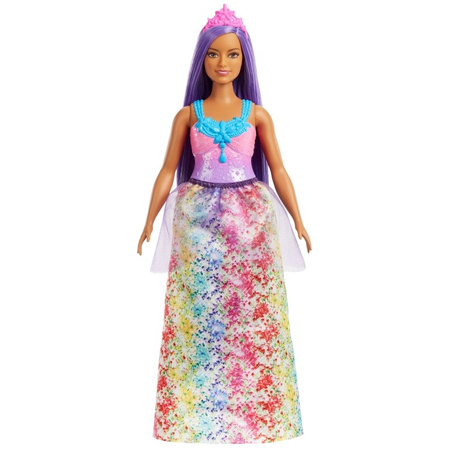 Barbie lalka syrenka fioletowe włosy HGR17