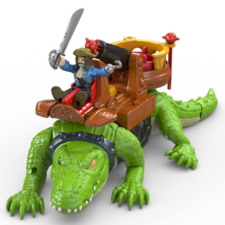 Fisher-Price Imaginext Kroczący Krokodyl Zabawka DHH63