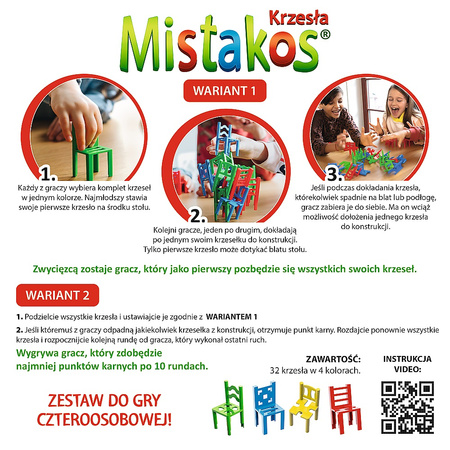 GRA Mistakos krzesła 4 - osobowy  02074