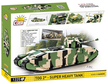 Historical Collection WWII British TOG II SHT Tank 1225 elementów 2544 2544