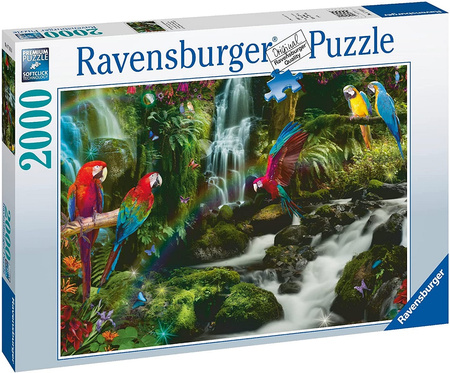 Puzzle RAVENSBURGER 2000 elementów Papugi w dżungli 17111