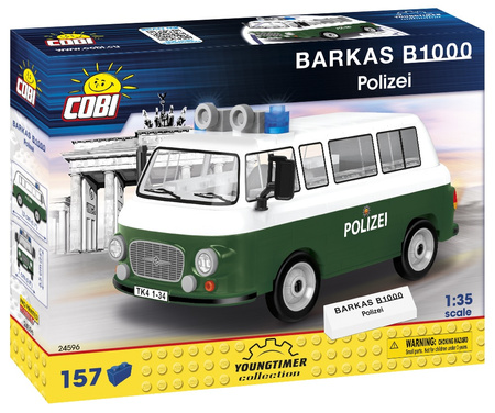 COBI CARS Youngtimer Barkas B1000 Polizei 157 klocków 24596 24596