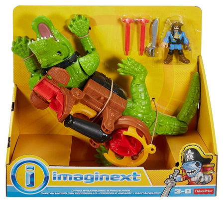 Fisher-Price Imaginext Kroczący Krokodyl Zabawka DHH63