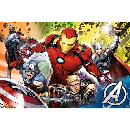 Puzzle Supermaxi 24 elementy Silni Avengers Marvel  41007