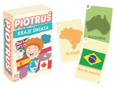 Gra Piotruś Kraje Świata Mini 40278