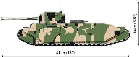 Historical Collection WWII British TOG II SHT Tank 1225 elementów 2544 2544