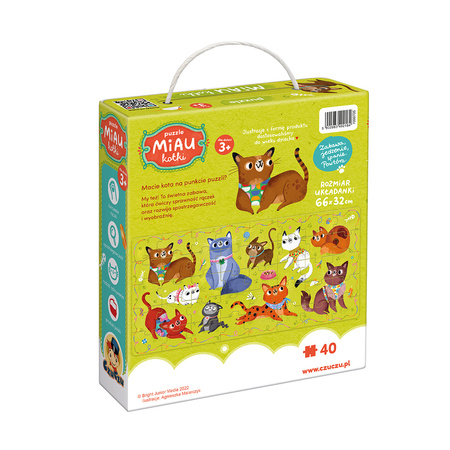 CzuCzu Puzzle Miau Kotki 3+ 92184