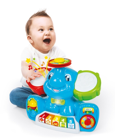 CLEMENTONI BABY Muzyczny słonik interaktywny 60958 60958
