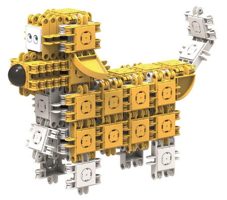 Klocki Clicformers 74 elementy zestaw Sweet Friends 3w1 Psy 806001