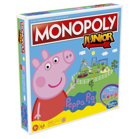 Gra MONOPOLY Junior Świnka Peppa F1656 F1656