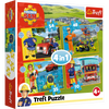 PUZZLE 4w1 Odważny Strażak Sam 34387 34387