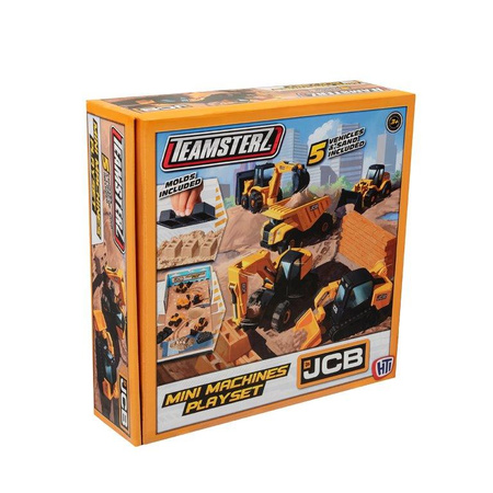TEAMSTERZ JCB 5 mini maszyn + piasek 1417259