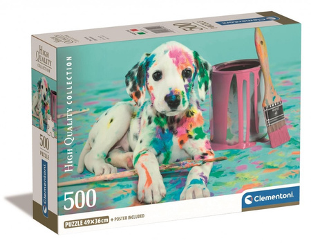 Puzzle 500 Compact The Funny dalmatian  35545