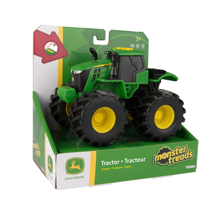 Traktor Monster John Deere TOMY z efektami świetlnymi i dźwiękowymi 46656