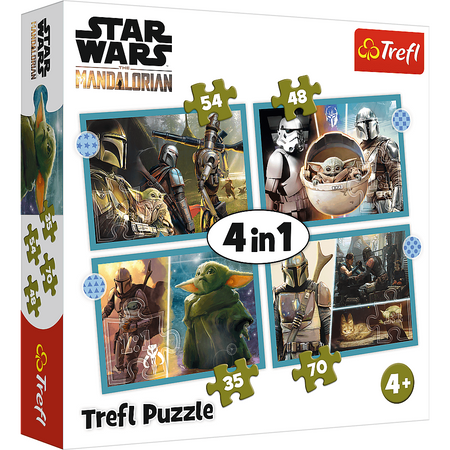PUZZLE 4w1 Mandalorian Star Wars 34397 34397