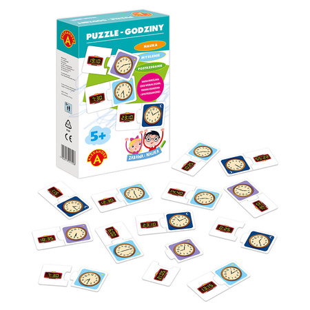 Puzzle godziny - zabawa i nauka 1834 1834