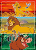 Puzzle 3x48 elementów SuperKolor Zwierzęta Disney 25285