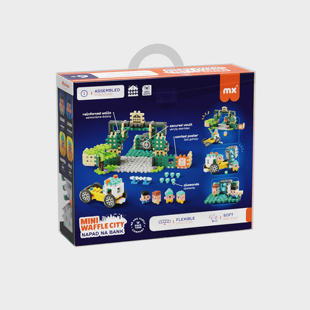 Klocki wafle mini Napad na bank 148 elementów 06712