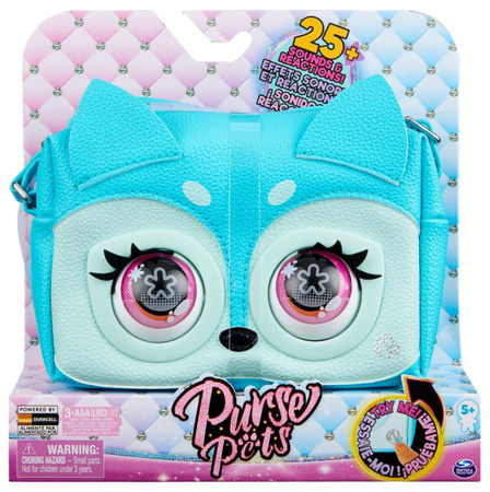 Purse Pets Fox Interaktywna torebka zamykająca oczy 6062978