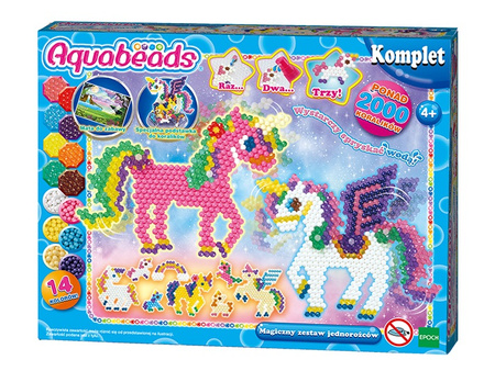 AQUABEADS Magiczny zestaw jednorożców 31928 31928