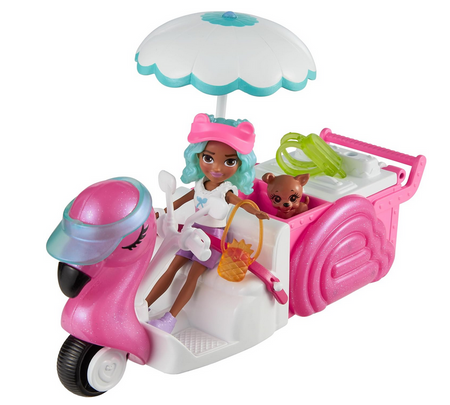 Polly Pocket Flaming wózek z przekąskami HWP24