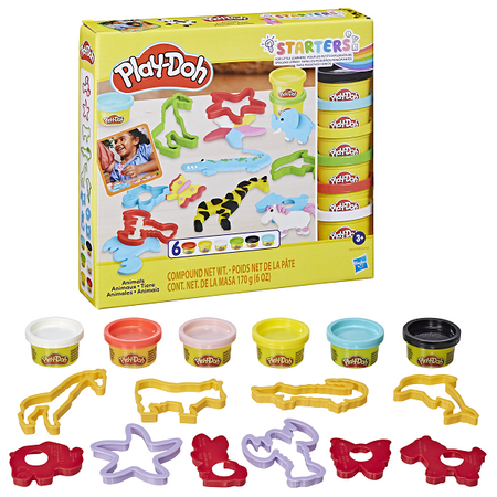 Play-Doh Zestaw zwierzęta 6 pojemików + foremki  E8530