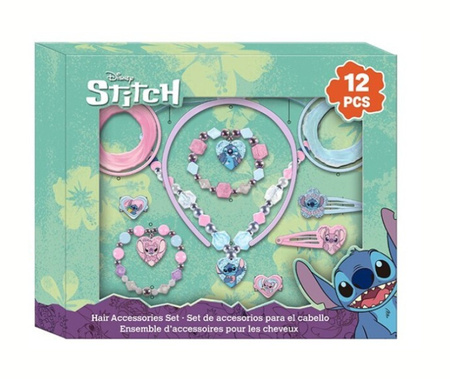 Stitch zestaw akces i biżut.do włosów 9058 