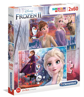 Puzzle 2x60 Super Kolor Frozen 2  21609