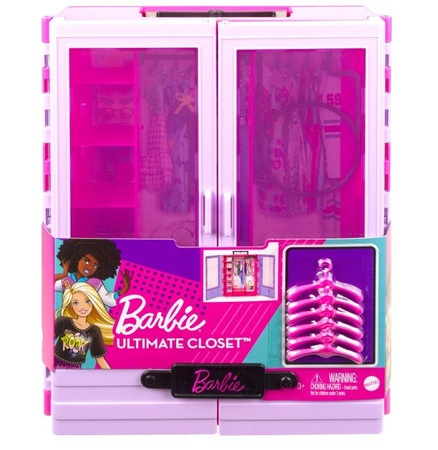 Barbie szafa Barbie z wieszakami  HJL65
